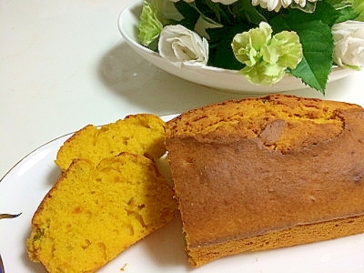 ホットケーキミックスで カボチャのパウンドケーキ レシピ 作り方 By 海風12 楽天レシピ ホットケーキミックスで カボチャのパウンドケーキ レシピ 作り方 By 海風12 楽天レシピ