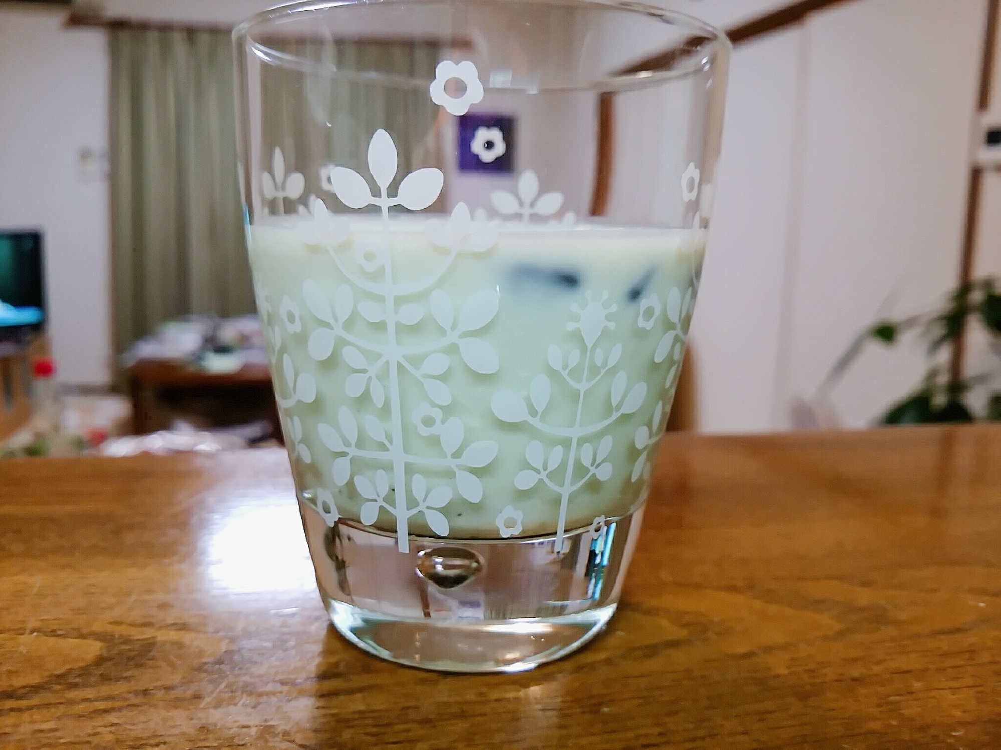 タピオカ抹茶ヨーグルトミルク