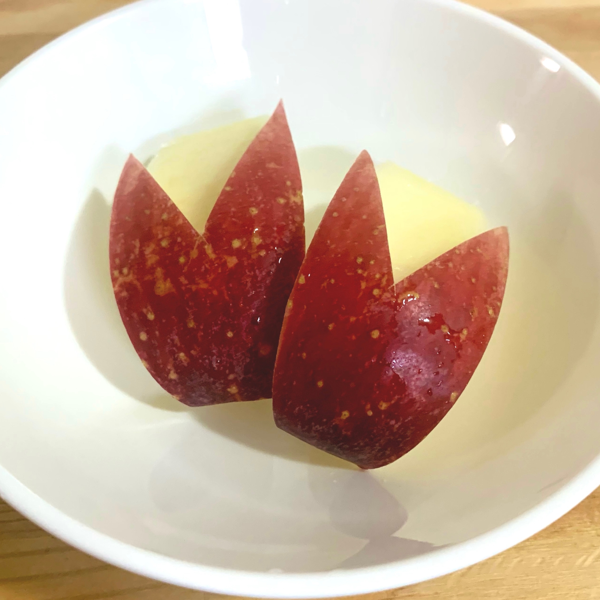 飾り切り うさぎ りんご レシピ 作り方 By おにぎりちゃん 楽天レシピ