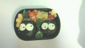 キャラ弁 まっくろくろすけ弁当 レシピ 作り方 By ベーグル 楽天レシピ