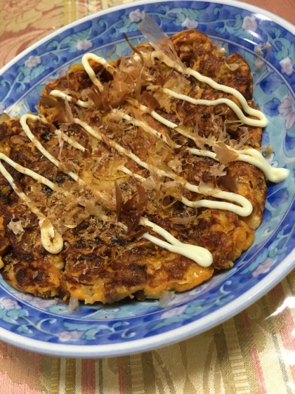 【節約おかず】簡単！納豆とキムチのねぎ焼き