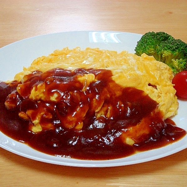 包まないオムライスにハヤシソースかけ レシピ 作り方 By アシガン 楽天レシピ 包まないオムライスにハヤシソースかけ レシピ 作り方 By アシガン 楽天レシピ