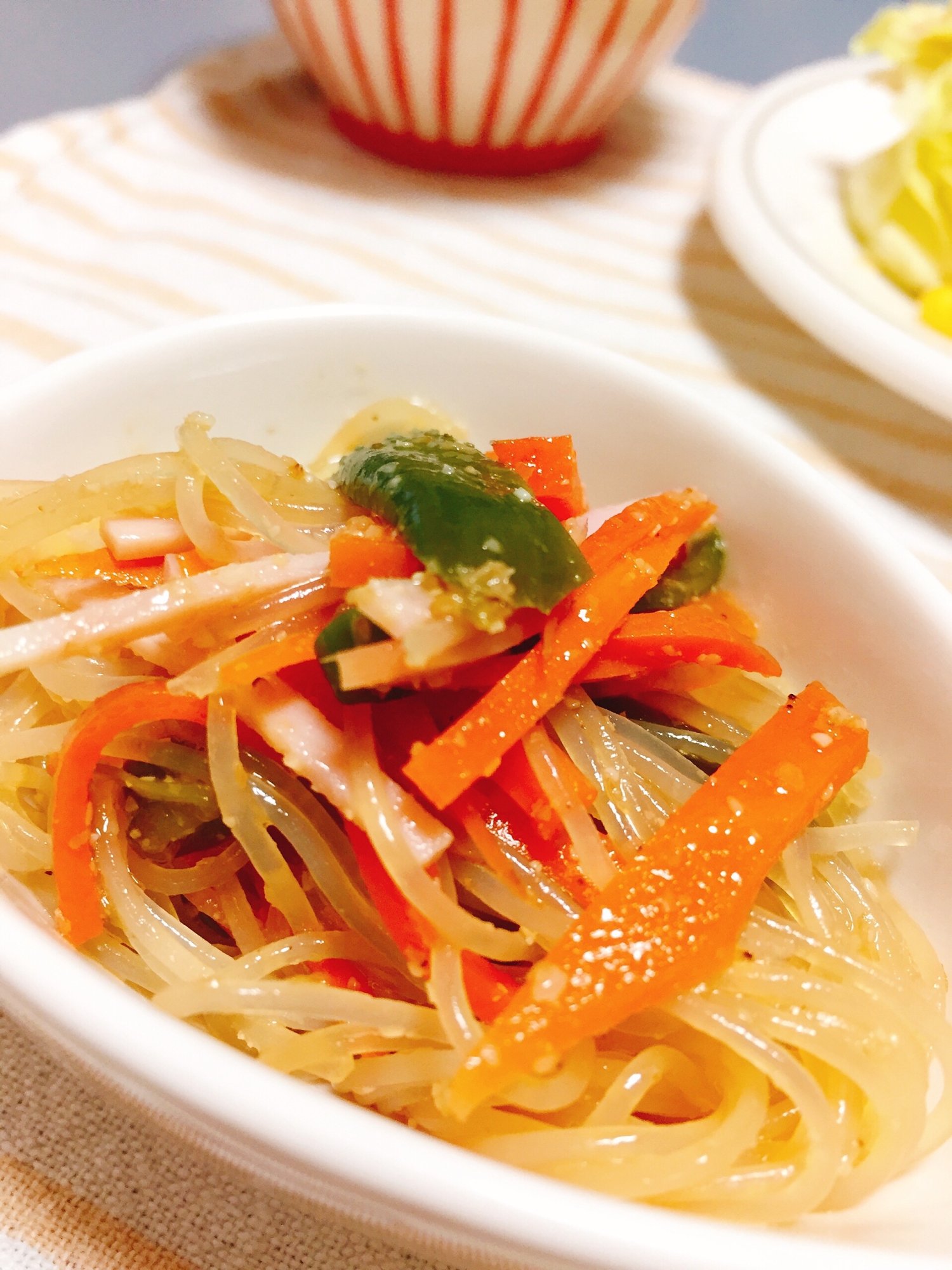 【簡単】さっぱり美味しい！中華風春雨サラダ