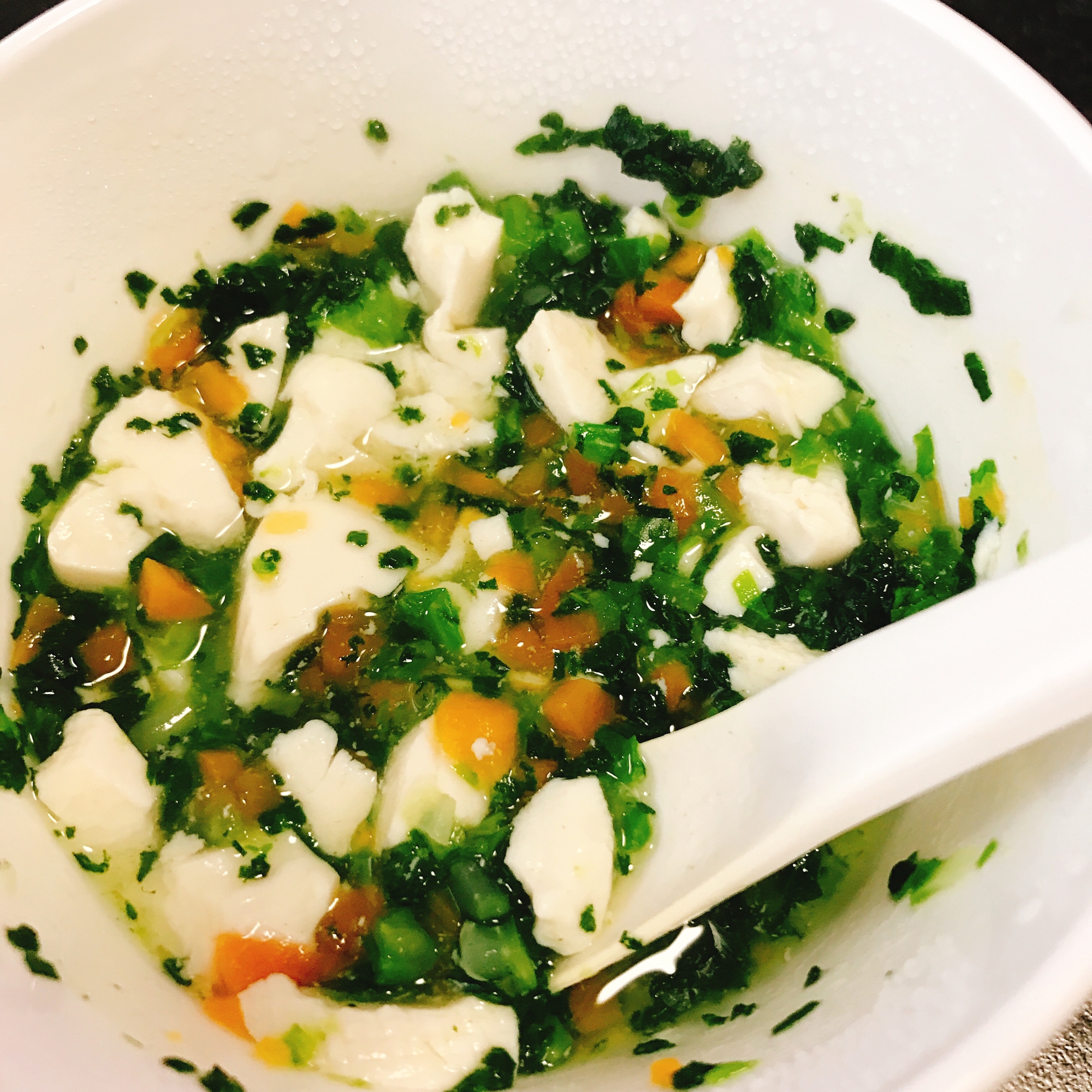 離乳食中期 豆腐野菜スープ