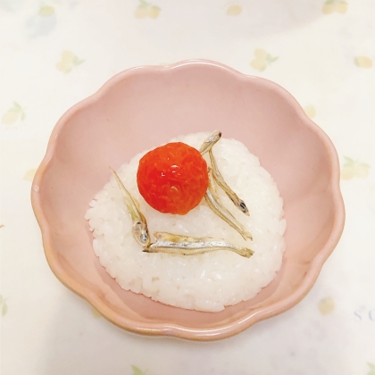 しらすミニトマト入りおじや♪