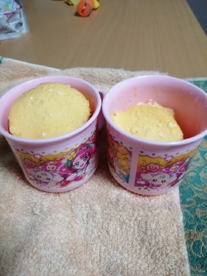 園児でも作れる簡単マグカップケーキ(o^∇^o)ノ