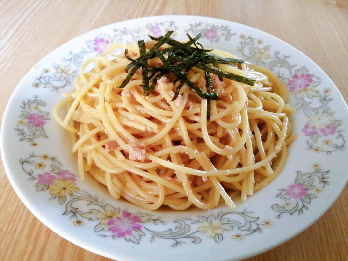 たらこのバター醤油パスタ