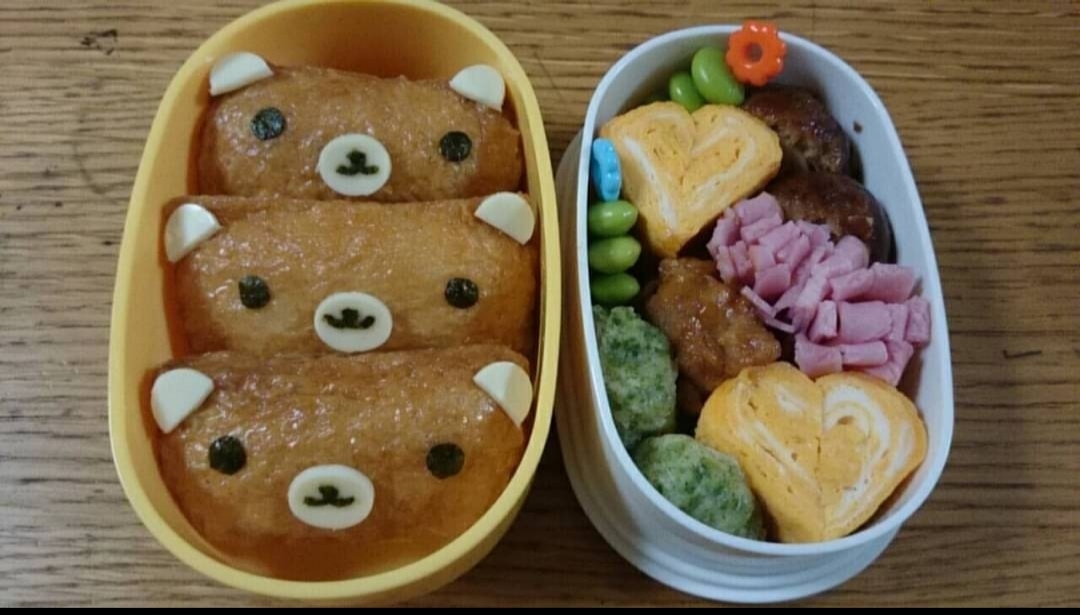 簡単☆キャラ弁☆リラックマ