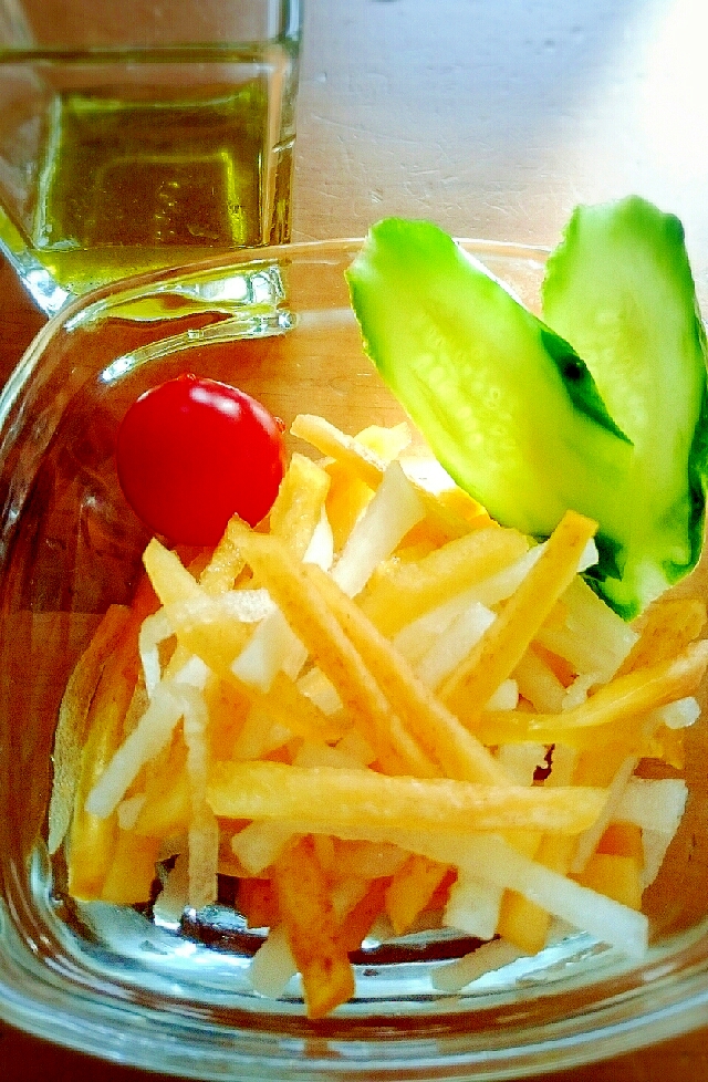 柿と大根のサラダ