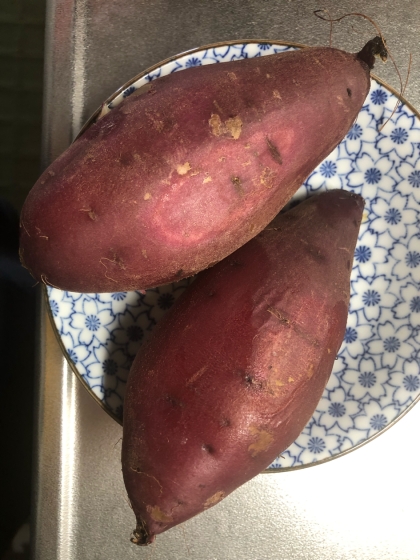 電子レンジでカンタン！ふかし芋