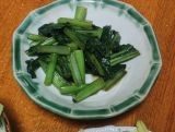 中華屋さんの青菜炒め