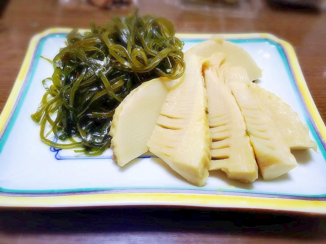 これうまつゆで簡単♪ 筍と切り昆布の炒り煮★