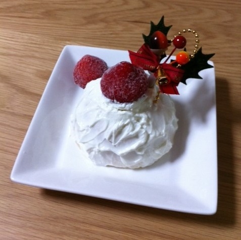 離乳食後期♪クリスマス蒸しケーキ☆