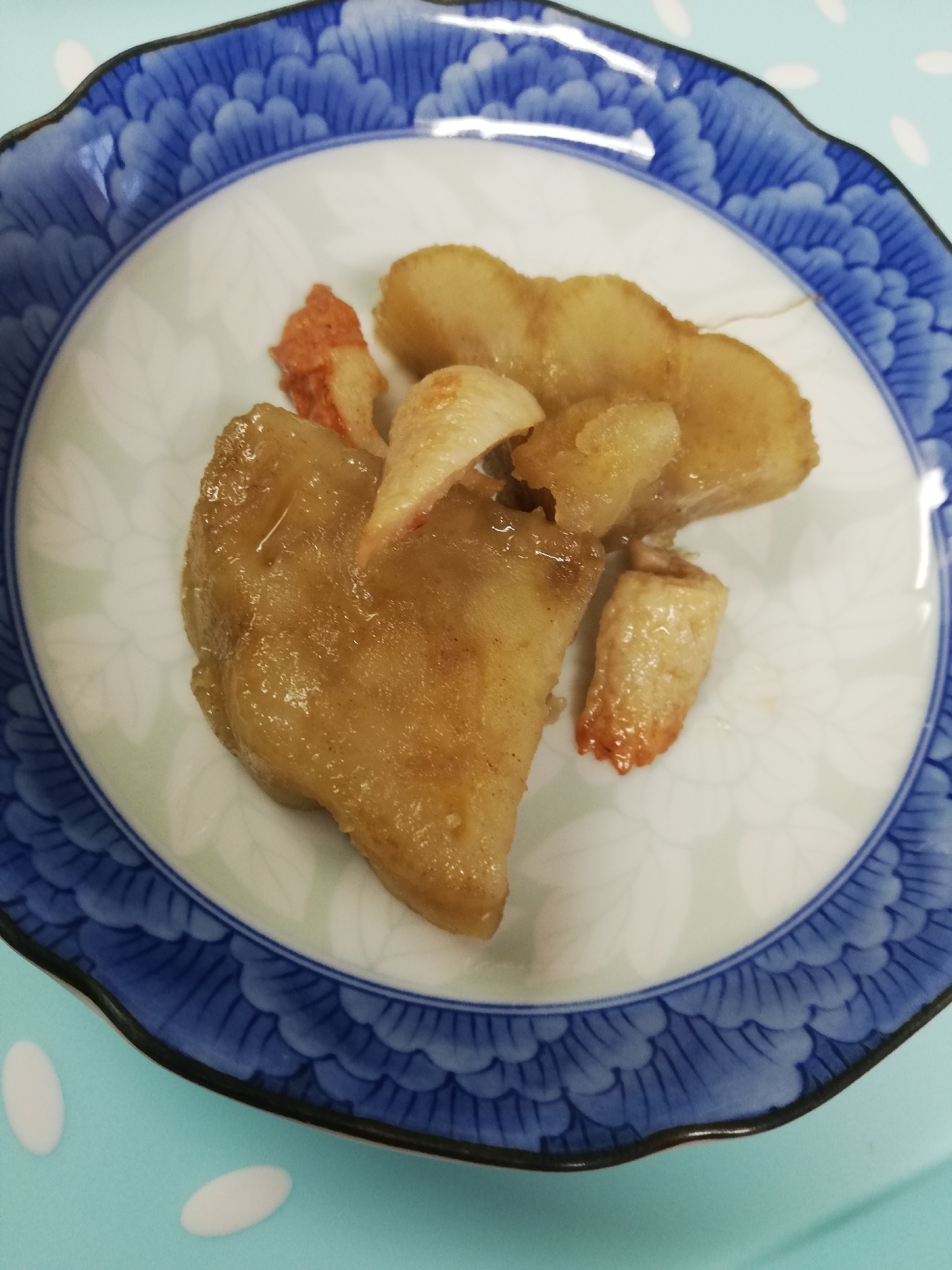 さつまいもとちくわの煮物