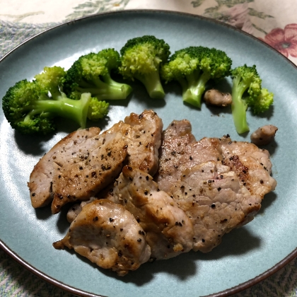 豚ヒレ肉でシンプルヘルシーに塩麹焼き