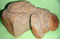 モッチリ黒ごま黄粉米粉パン