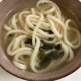 おでんの汁で簡単うどん