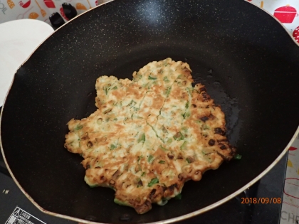 昼食に作りました。長ネギを消費したかったので助かりました～