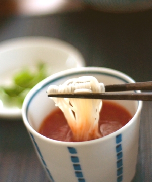 トマト麺つゆそうめん