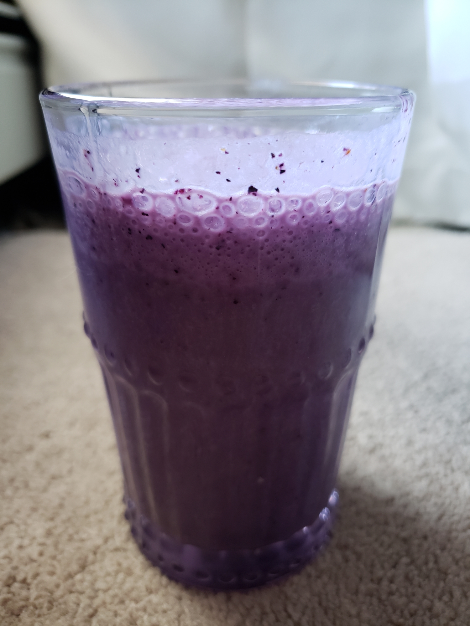 ブルーベリーとりんごのスムージー