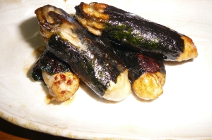 剥いた牡蠣で磯辺焼き レシピ 作り方 By Yamanechanzu 楽天レシピ