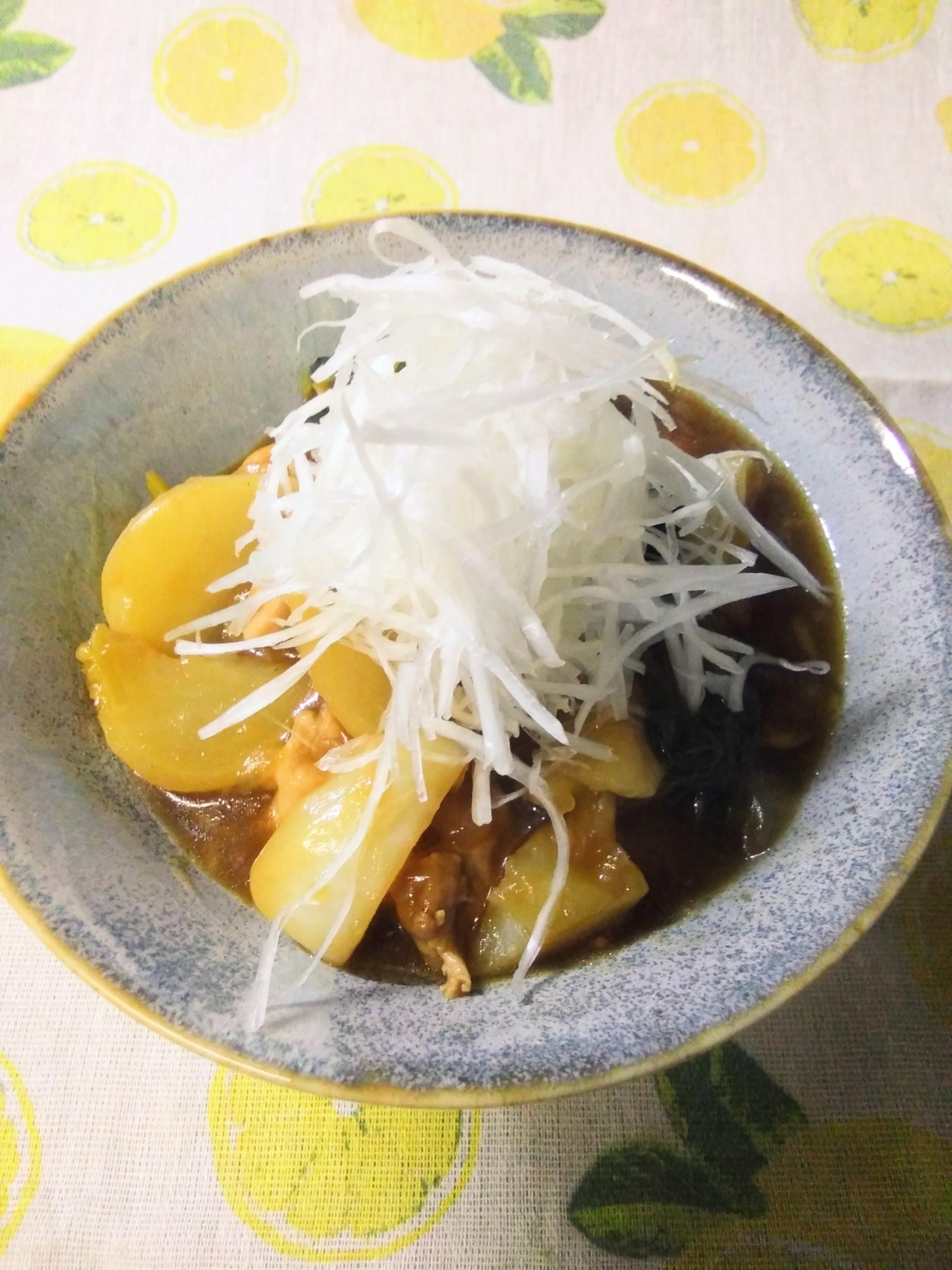 蕪と鶏もも肉のトロトロ煮