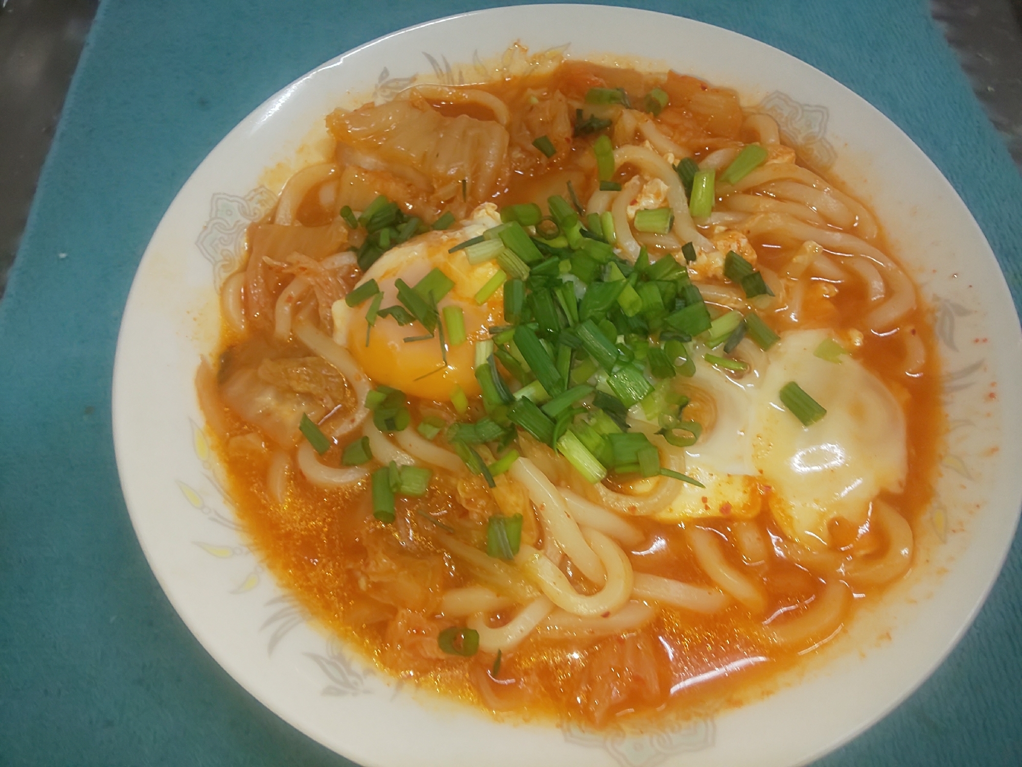 キムチで♪煮込みうどん