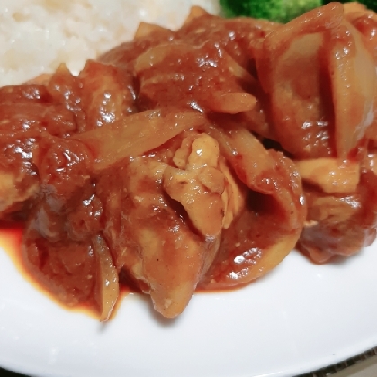 〜トマトジュースで鶏もも肉のトマト煮〜