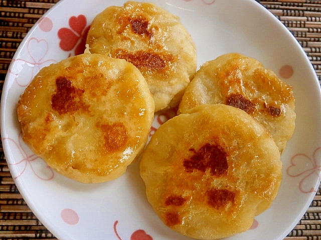 レンジで蒸す！さつまいも餅