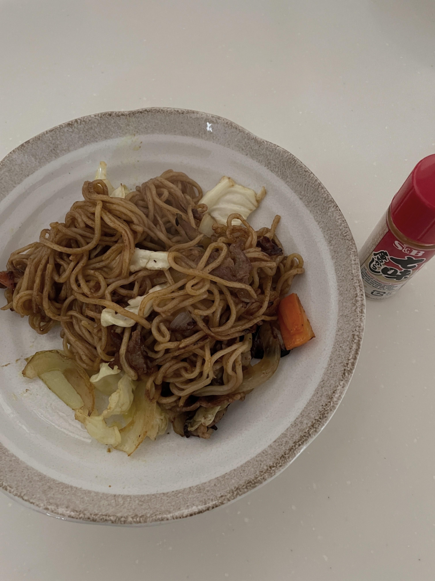 ココイチ監修！カレー焼きそば！