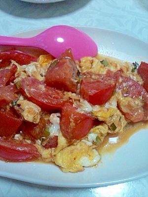 トマトと卵炒め