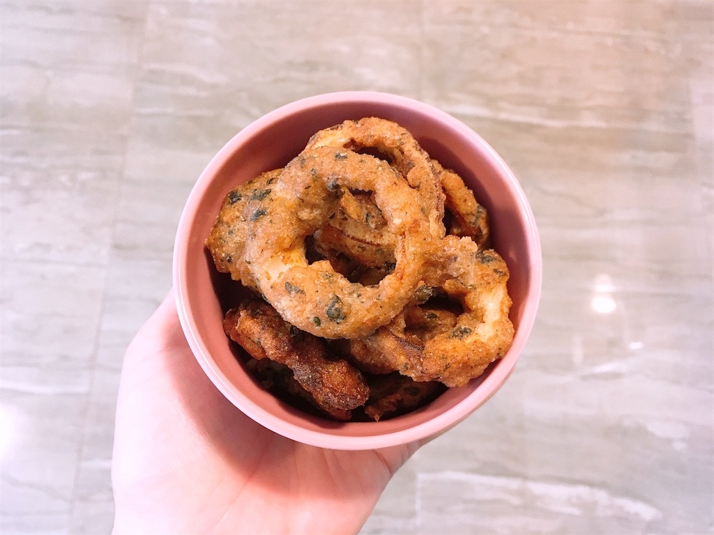 ヴィーガン サクサク衣でイカフライ