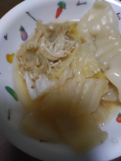 白菜・えのき・かにかまの　ほっこり煮物