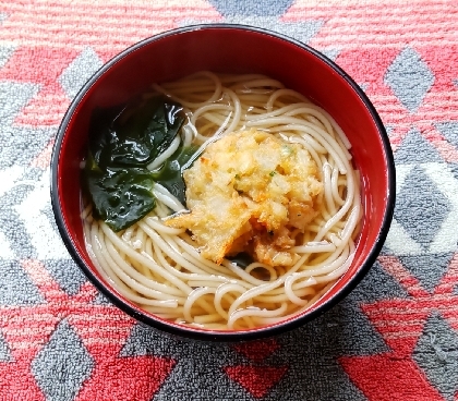 かき揚げうどん