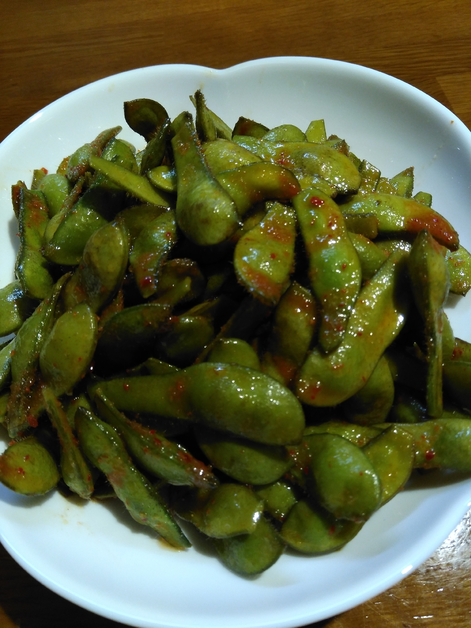 韓国風焼き枝豆!