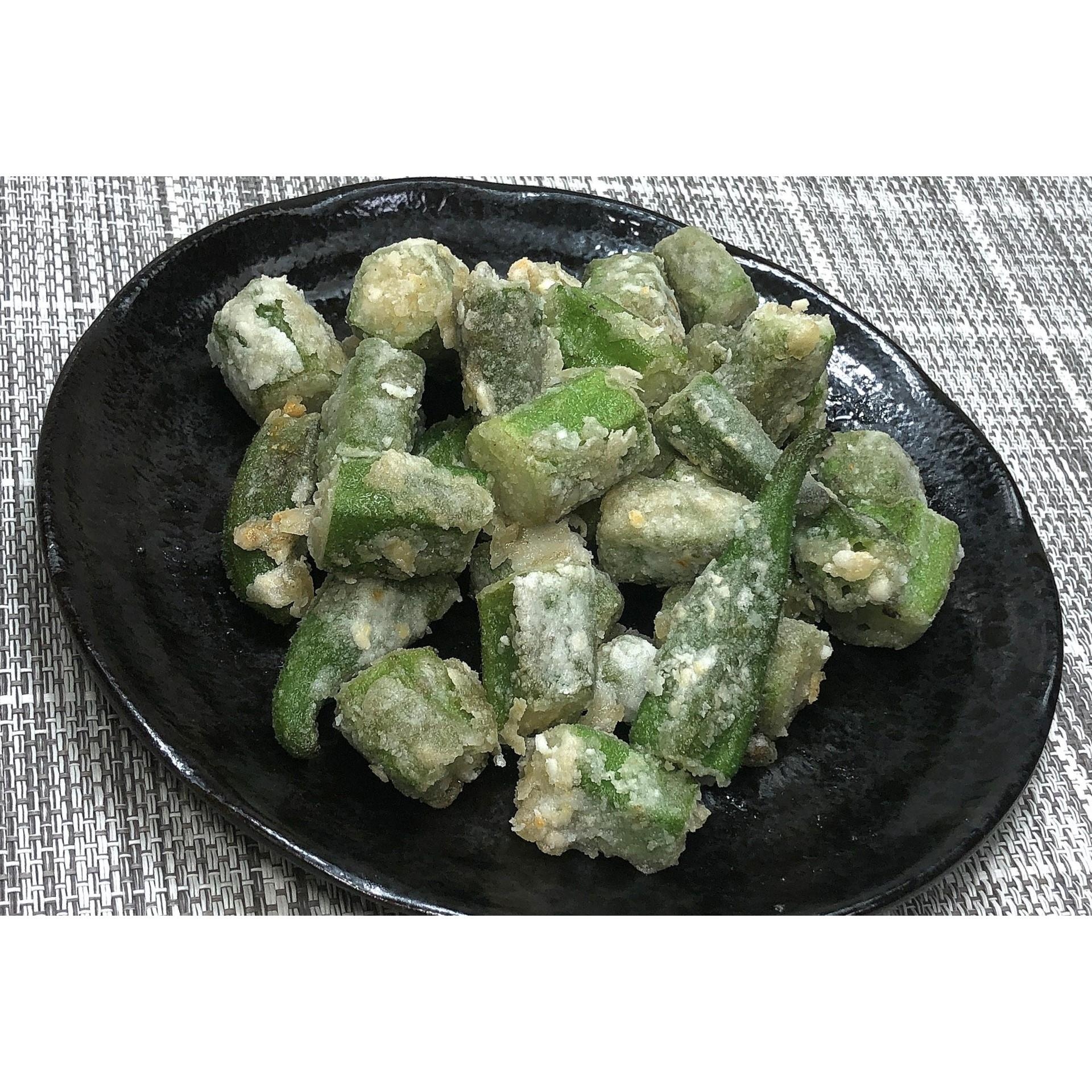 オクラのからあげ★動画あり★