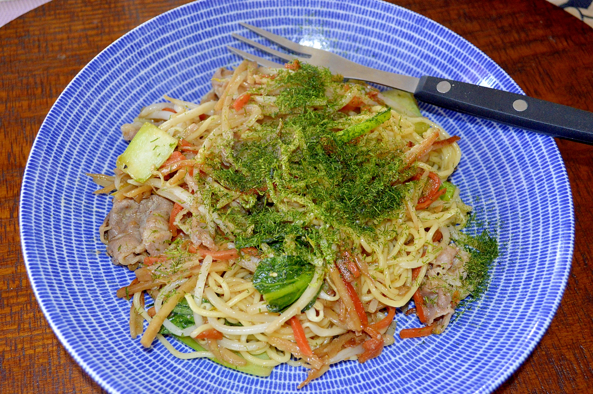 きんぴらごぼうリメイク！食物繊維豊富の☆塩焼きそば