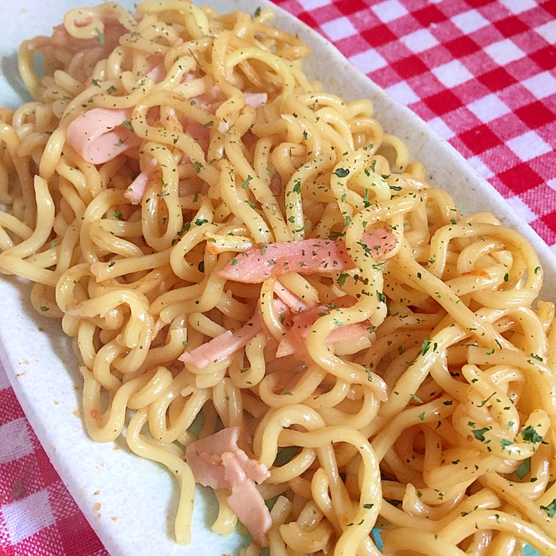 ハムの焼きそば♡