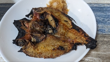 金目鯛の開きグリル焼き