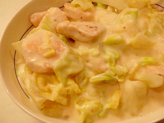 鶏むね肉とキャベツのクリーム煮 レシピ 作り方 By めい 楽天レシピ 鶏むね肉とキャベツのクリーム煮 レシピ 作り方 By めい 楽天レシピ