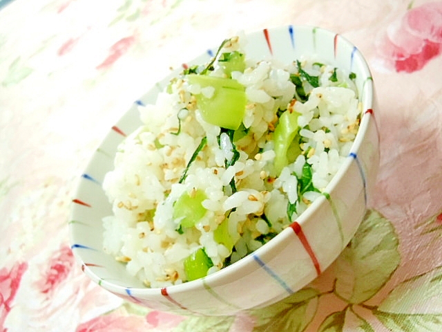 ❤高菜と胡麻のマヨネーズ炒飯❤