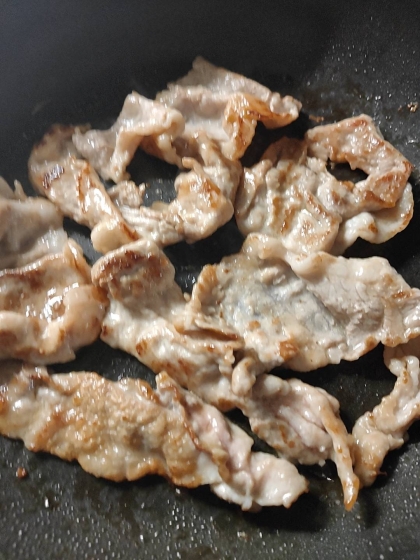 豚肉のポン酢生姜焼き