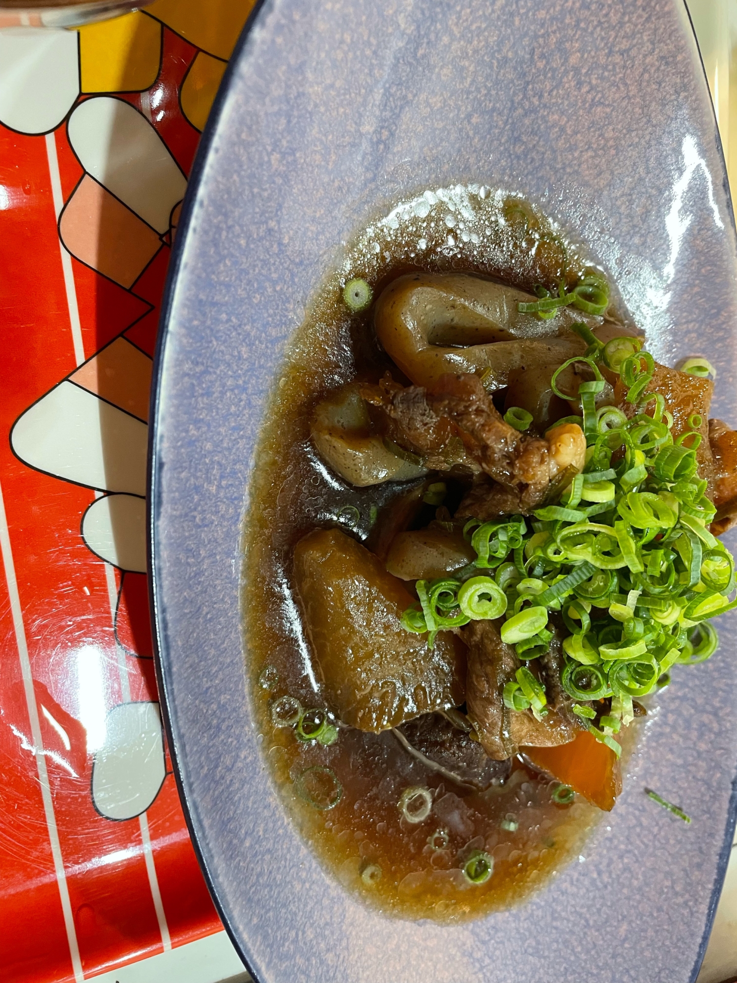 炊飯器ﾃﾞ牛すじ煮込み