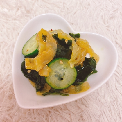 中華クラゲとわかめときゅうりの酢の物 レシピ 作り方 By ねこすけ 楽天レシピ