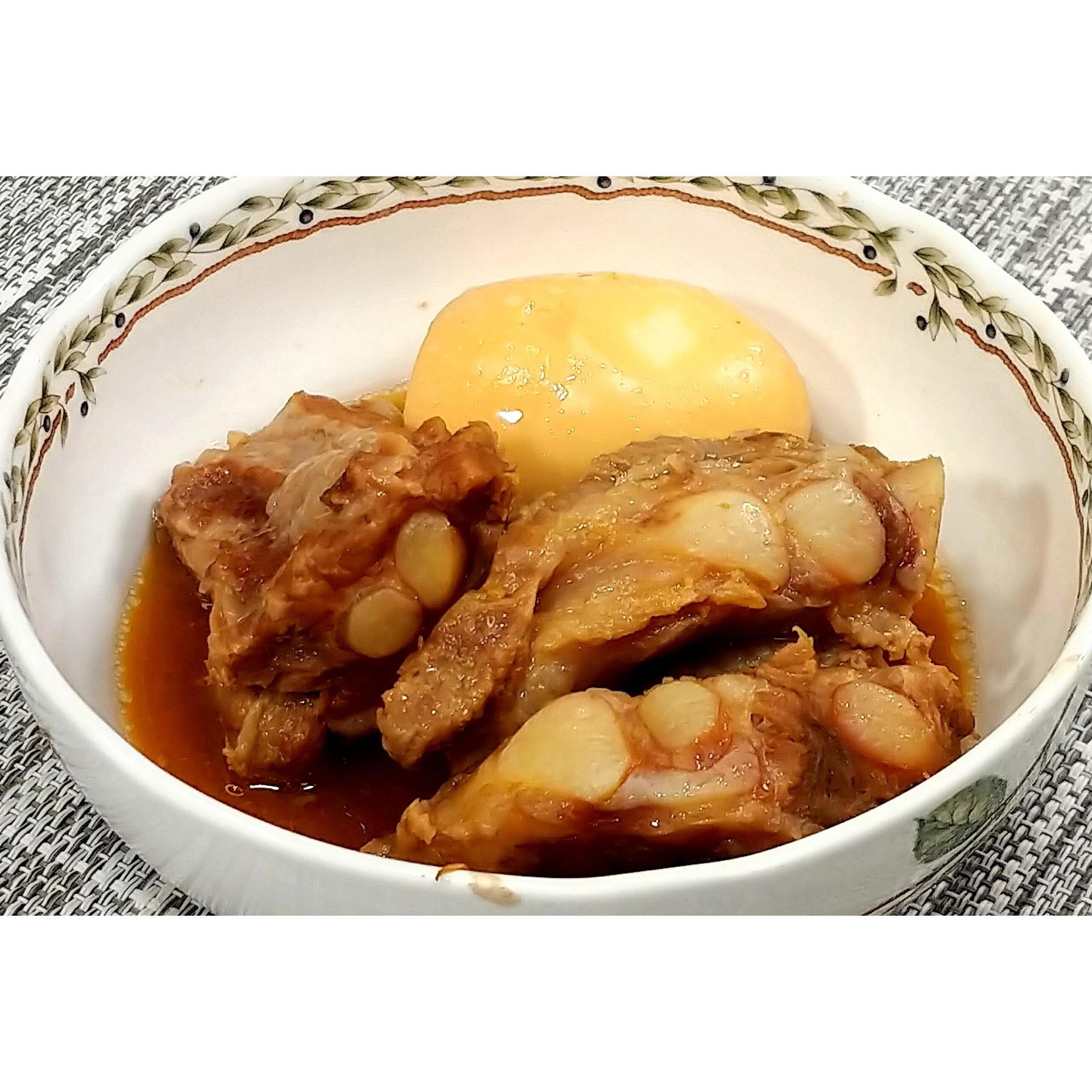 豚軟骨のみそ煮★動画あり★