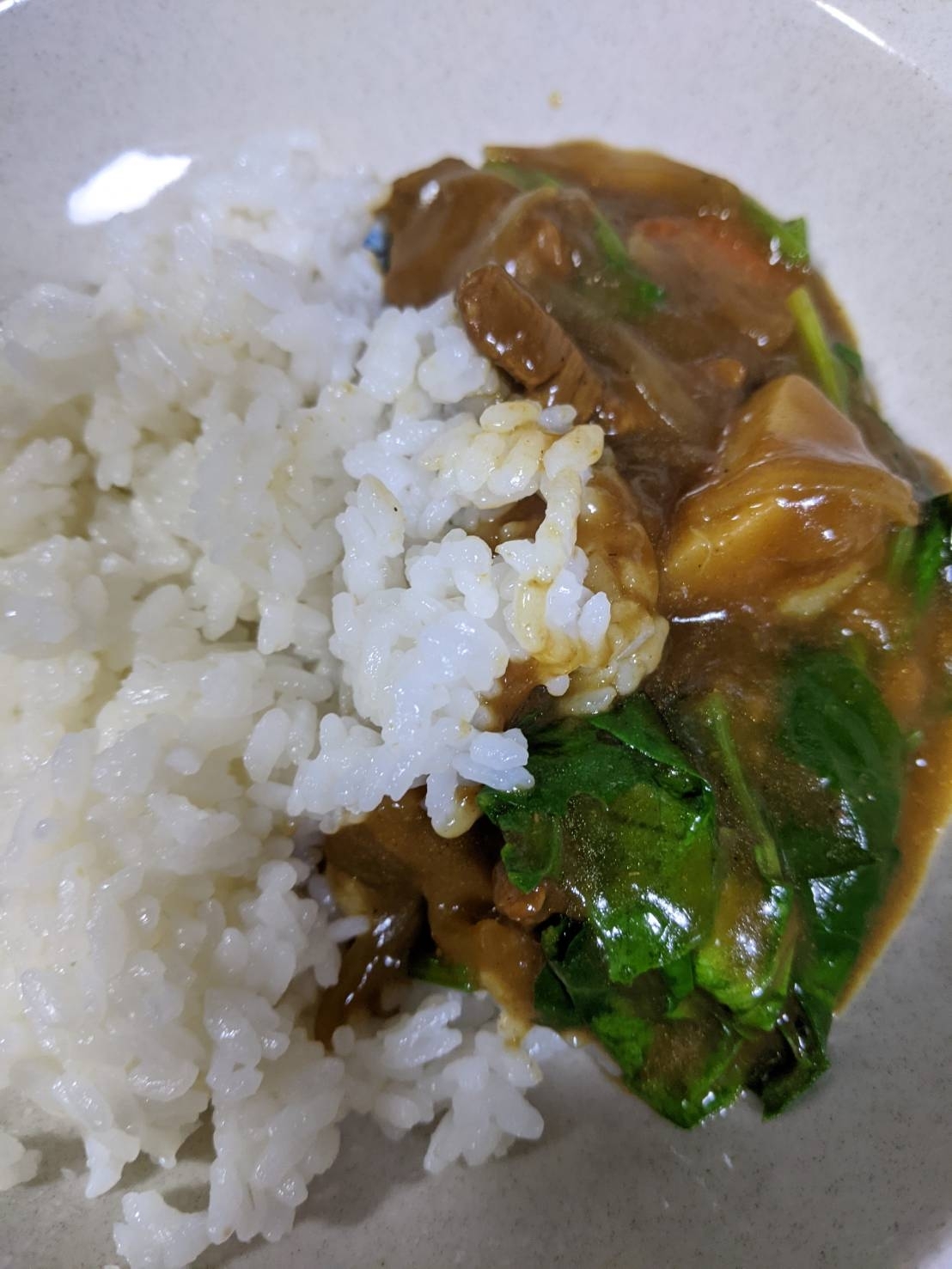 ほうれん草カレー