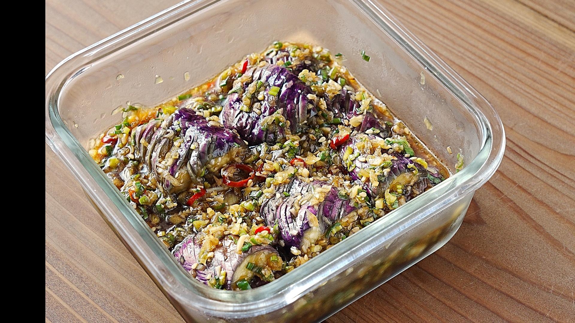 麻薬たまごのタレで激うまなすレシピ！