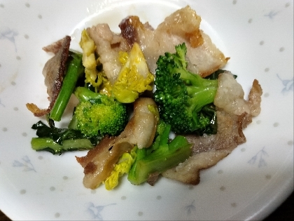 豚肉とブロッコリー☘️キャベツ炒め