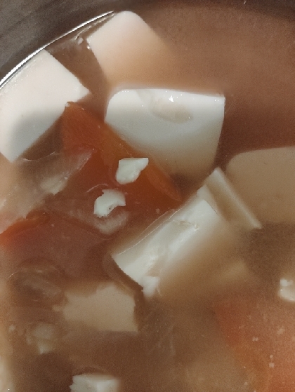 離乳食  豆腐の味噌汁