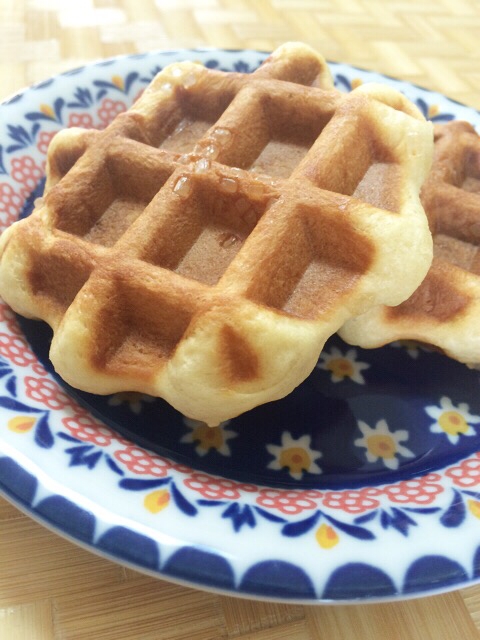 〜バターの香り漂う〜カリカリ♪ワッフル